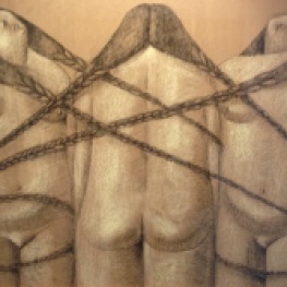 annie kurkdjian #art three sisters in chains 2013